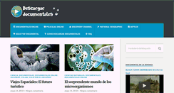 Desktop Screenshot of descargardocumentales.net
